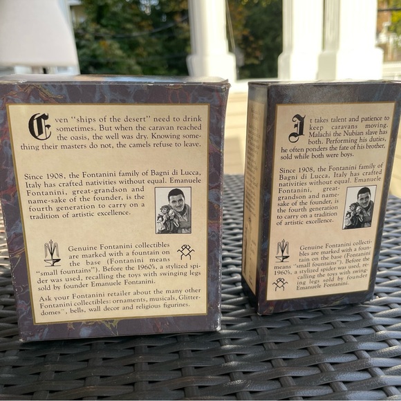 Fontanini 5” Nativity Set of 2 Figurines- Standing Camel & Malachi [Vintage] - Picture 5 of 15